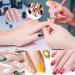 DKTOTIUP 8-Piece Nail Art Brush Set - Pink Nail Design & Dotting Tools for Perfect Nail Painting - Buy Online on GoSupps.com