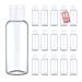 LG Luxury & Grace Set 16 cosmetic bottles 60 ml. Transparent flip cap bottles made of polyethylene.Refilling bottles for travel body care and essential oils.16 x 60 ml