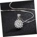 EXCEART 1pc Sun Petal Pendant Jewlery Necklaces Necklace Parts Diy Pendant Diy Materials Accessories Grace - Buy Online on GoSupps.com