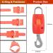 Ranphy Dog Leash Connector - Magnetic Magic Latch for Easy One Touch Connection and Release - Stainless Steel for Outdoor Training - Red - Buy Online on GoSupps.com