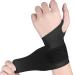 YUNYILAN Ultra-Thin Wrist Brace Support - 2 Pcs Compression Straps for Carpal Tunnel Arthritis & Tendonitis Pain Relief - Soft & Comfortable (Black - Buy Online on GoSupps.com