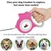 Makife Retractable Dog Leash 5m for Large & Medium Dogs | Flashlight & Decorative Bags Included | Ideal for Under 25kg - Pink - Buy Online on GoSupps.com
