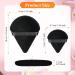 16 Pcs Soft Triangle Makeup Puff Set - Velour Body & Face Powder Puff with Strap | Contouring & Loose Powder Application | Black Makeup Sponges - Buy Online on GoSupps.com