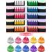 EBANKU 10 Colors Temporary Hair Chalk Comb Set with Glitter Tubes, Stencils - Washable Hair Color for Girls, Kids - DIY Dyeing Party, Cosplay, Halloween, Christmas - Buy Online on GoSupps.com