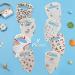 Buy WD & CD 8-Piece Baby Triangular Scarf Bib - Soft Absorbent Musselin Bibs for Newborns Toddlers & Kids | Adjustable Snap Buttons | Perfect for Boys & Girls - Buy Online on GoSupps.com