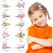 MUFEKUM 10 Pairs Girls Hair Clips Cute Hair Clips Metal Snap Barrettes include Star Butterfly Crown Heart Rabbit Shaped Hairpins Sparkly Hair Accessories for Girls Kids - Buy Online on GoSupps.com