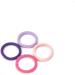 100 Pcs Mini Colorful Elastic Hair Ties for Girls - Gradient Purple Toddler Ponytail Holders - Buy Online on GoSupps.com