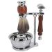 Premium Shaving Brush Stand Set | Men's Beard Grooming Kit | Alloy Manual Shaving Set - Perfect Gift for Him - Buy Online on GoSupps.com