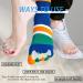 COOLWAVE Toe Separators - Toe Spacers for Men and Women - Toe Straightener for Hammer Toes, Bunions, Plantar Fasciitis - Hallux Valgus Relief - 1 Pair (Medium) White - Buy Online on GoSupps.com