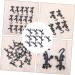 Whamvox 10-Pack Halloween Gecko Toys | Fun April Fools & Mini Decorations | Black 3.5x8cm Halloween Gifts - Buy Online on GoSupps.com