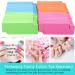 120pcs Sponge Toe Separators for Pedicure - Nail Art Painting Toenails - 4 Funny Colors - Soft and Comfy Green - Buy Online on GoSupps.com
