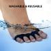 Buy Toe Separators for Men - Correct Toes Silicone Spacers for Yoga Running & Comfort - Buy Online on GoSupps.com