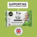The Cheeky Panda Bamboo Biodegradable Baby Wipes - 64 Count | Sensitive Skin Friendly & Dermatologically Tested with 99% Purified Water - Buy Online on GoSupps.com