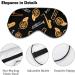 Musical Instruments Saxophone French Hor Sleep Mask Eye Cover for Sleeping Blindfold with Adjustable Strap Blocks Light Night Travel Nap for Men Women - Buy Online on GoSupps.com