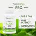 NaturesPlus PRO NAC 600mg Capsules - High Strength N-Acetyl-Cysteine, Easy to Swallow, Vegetarian, Gluten Free - 60 Capsules - Buy Online on GoSupps.com