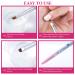 ANCIRS 3 Pack Nail Cleaning Brushes - Round, Flat, Angled Head - Acetone Resistant for Nail Art, Cuticle Remover, Manicure Clean Up - 8mm, 8mm, 7.5mm - Buy Online on GoSupps.com