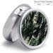 Round Tiger Stripe Camo Pill Box | 3 Compartment Portable Medicine Organizer Stylish Metal Pocket Pill Case - Buy Online on GoSupps.com