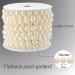 Half-Round Ivory Pearl Bead Garland String - 11 Yards, 10MM Flat Beaded Spool Roll for Wedding Party Decoration - Buy Online on GoSupps.com