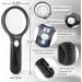 RockDaMic Professional Magnifying Glass with Light - 3X/45X Handheld Magnifier for Reading, Jewelry, Coins, Stamps - Ideal for Kids & Seniors - Buy Online on GoSupps.com