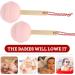 Lurrose 2-Pack Bathing Sponge Body Bars - High-Density Shower Scrubber for Kids & Babies - Pink Luffa Bathing Brush with Handle - Buy Online on GoSupps.com
