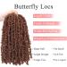 Leeven 12 Inch Blonde Butterfly Locs Crochet Hair 6 Packs - Short Bob Pre-looped Distressed Faux Locs for Women - 27# 12 Inch (Pack of 6) - Buy Online on GoSupps.com