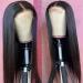 30 Inch Brazilian Virgin Straight Human Hair Lace Front Wig for Black Women | Pre Plucked with Baby Hair | Natural Hairline | 150% Density | 4x4 Lace Closure | Pack of 1 - Buy Online on GoSupps.com