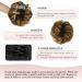 RUWISS Claw Clip in Messy Bun Hairpiece 100% Human Wavy Curly Chignon Bun Extension Tousled Updo Human Hair Scrunchie for Women(Chocolate Brown with Light Golden Blonde Highlights) 1 Count (Pack of 1) Chocolate Brown with Light Golden Blonde Highlights 1 - Buy Online on GoSupps.com