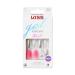 KISS Gel Fantasy Press On Nails Nail glue included 'Fun & Jelly' Pink Medium Size Coffin Shape Includes 28 Nails 2g glue 1 Manicure Stick 1 Mini File