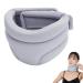 Halskr re human neck support adjustable neck support for sleeping sleep-neck ruff cervicorrect against snoring neck bandage for neck pain Support gray