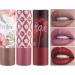 Velvet Dark Red Long Lasting Lipstick - Waterproof, High Coverage Lip Color for Women - Buy Online on GoSupps.com