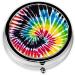 Buy Tie Dye Hippie Mini Pill Box - 3 Compartment Travel Organizer for Medicine Portable Pill Case for Home & Office - Buy Online on GoSupps.com