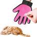 Washing glove for cats cat gloves cat glove Fell care cat gloves brush fleece care shoe made of silicone glove cat brush dog brush nursing shoe for pets 1 pink 1 pink