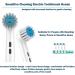 Sensitive Clean Electric Toothbrush Heads for Adults - 4 Pack Replacement for Oral-B 7000/Pro 1000/9600/5000/3000/8000 | Professional Gum Care - Buy Online on GoSupps.com