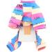 Smalllee Lucky Store: Multi-Colored Striped Cotton Pajamas for Small & Medium Dogs & Cats - Perfect Nightwear for Yorkies & Chihuahuas in Pink - Buy Online on GoSupps.com
