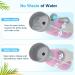 Pecute Dog Water Bottle - Foldable Safe & Non-Toxic 850ml for Dogs | Perfect for Outdoor Activities Training & Travel - Pink XL - Buy Online on GoSupps.com