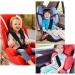 URAQT Car Seat Belt Pad Set - Kids Seatbelt Adjuster & Shoulder Pads - Grey - Buy Online on GoSupps.com