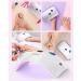 Sunuv UV LED Nail Dryer - 30/60/99s Timer Infrared Sensor LCD Display - Perfect for Gel Nails at Home & Salon - Buy Online on GoSupps.com