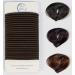 24 Pcs Dark Brown Crazy Bobble Premium Non-Metal Hair Elastics - 4mm Thick Hair Ties for Adults and Kids - Buy Online on GoSupps.com