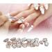 Nail Rhinestones 3D Accessories 20pcs Multiple Shapes Crystal Rhinestones Nail Decoration for Travel (05) - Buy Online on GoSupps.com