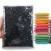 Big Pack 4mm 25000PCS Resin Rhinestone Flatback Round AB Jelly Color Rhinestones for Nail Art Bottles Makeup Clothes Shoes Cup DIY Crafts Supplies A27 Black