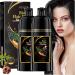 3 Pcs 3 in 1 Black Hair Dye Shampoo Nourshing Black Shampoo Colors Semi-Permanent Gray Coverage for Women and Men-100ml*3 (2)