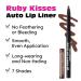 Ruby Kisses Auto Lip Liner Pencil - Long Lasting & Smooth Application - Brown - Buy Online on GoSupps.com