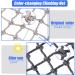 Durable Polyester Playground Net Heavy Duty Large Climbing Cargo Net Indoor and Outdoor Safety Protection Net Rope Ladder Swingset Treehouse(Size:3 * 4m(10 * 13ft)) () - Buy Online on GoSupps.com