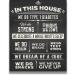 Type One diabetes awareness - in this house mural - diabetes poster pressure or canvas - Diabetes wall decoration - Type 1 - diabetes gifts - 40.6 x 50.8 cm ready for hanging 16 "X 20" canvas