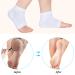 Heel Socks for Dry Cracked Skin - Soft Ventilated & Moisturizing - 3 Pairs for Ultimate Comfort - Buy Online on GoSupps.com