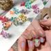 Sanwood 3D Bear Nail Art Sequin Charm - Yellow Crystal Resin Decor for DIY Jewelry Nail Manicure & Mobile Phone Crafts - Buy Online on GoSupps.com