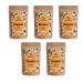 Caf Bonnac Lot de 5 1 kg | Caf Moulu Presto Blend Pietro | 100% Arabica Torr fi L Italienne | Go t Intense Et Velout | Cr ma Abondante | Torr faction Artisanale 1 kg (Lot de 5) 5