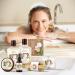 Coconut Scent Bath & Shower Spa Gift Set for Women - Shower Gel, Bubble Bath, Body Lotion, Bath Bomb & Salt - Bath and Body Gift Box - Buy Online on GoSupps.com