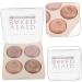 WOONEKY Highlight Eye Shadow Powder Light Blue Eyeshadow Korean Eyeshadow Rose Gold Eyeshadow Blouses - Buy Online on GoSupps.com