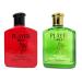 Men's Cologne Player Combo Eau De Toilette for Men-Fresh Romantic Scent Perfume for Men 3.4 Fl Oz Each Natural Spray For All Skin Daily Used Player Red&Green
